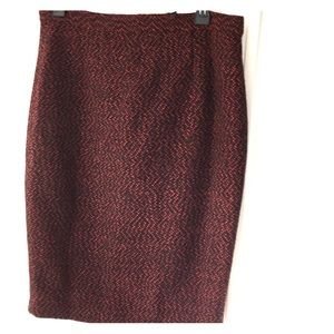 New red and black MM couture by Miss ME skirt Med